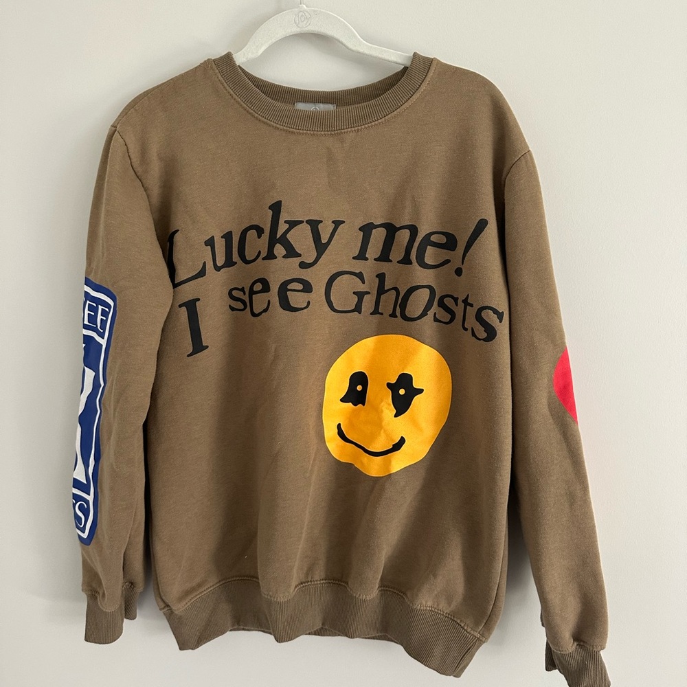 Kanye west lucky me I see ghosts sweatshirt size large